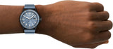 Buy Shop Emporio Armani Sea Explorer Divers Blue Dial Blue Silicone Strap Watch for Men - AR11685 USA Online