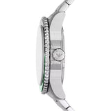 Buy Shop Emporio Armani Sea Explorer GMT Quartz Black Dial Silver Steel Strap Watch For Men - AR11589 USA Online