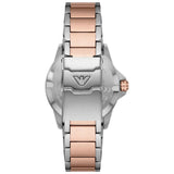 Buy Shop Emporio Armani Sea Explorer GMT Quartz White Dial Two Tone Steel Strap Watch For Men - AR11591 USA Online