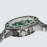 Buy Shop Emporio Armani Sea Explorer Green Dial Silver Steel Strap Watch for Men - AR60088 USA Online