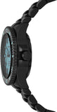Buy Shop Emporio Armani Sea Explorer Turquoise Blue Dial Black Steel Strap Watch for Men - AR60084 USA Online