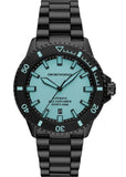 Buy Shop Emporio Armani Sea Explorer Turquoise Blue Dial Black Steel Strap Watch for Men - AR60084 USA Online