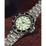 Buy Shop Emporio Armani Sea Explorer Yellow Dial Silver Steel Strap Watch for Men - AR60083 USA Online