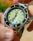 Buy Shop Emporio Armani Sea Explorer Yellow Dial Silver Steel Strap Watch for Men - AR60083 USA Online