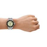 Buy Shop Emporio Armani Sea Explorer Yellow Dial Silver Steel Strap Watch for Men - AR60083 USA Online