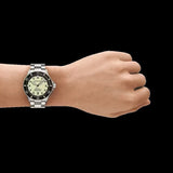 Buy Shop Emporio Armani Sea Explorer Yellow Dial Silver Steel Strap Watch for Men - AR60083 USA Online