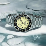 Buy Shop Emporio Armani Sea Explorer Yellow Dial Silver Steel Strap Watch for Men - AR60083 USA Online