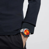 Buy Shop Emporio Armani Sigma Analog Orange Dial Grey Silicone Strap Watch For Men - AR11218 USA Online