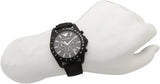 Buy Shop Emporio Armani Sigma Chronograph Black Dial Black Leather Strap Watch For Men - AR6131 USA Online
