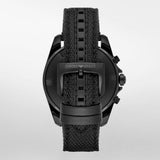 Buy Shop Emporio Armani Sigma Chronograph Black Dial Black Leather Strap Watch For Men - AR6131 USA Online