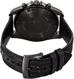 Buy Shop Emporio Armani Sigma Chronograph Black Dial Black Leather Strap Watch For Men - AR6131 USA Online