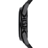 Buy Shop Emporio Armani Sigma Chronograph Black Dial Black Leather Strap Watch For Men - AR6131 USA Online
