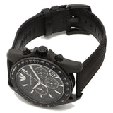 Buy Shop Emporio Armani Sigma Chronograph Black Dial Black Leather Strap Watch For Men - AR6131 USA Online