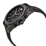 Buy Shop Emporio Armani Sigma Chronograph Black Dial Black Leather Strap Watch For Men - AR6131 USA Online