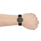 Buy Shop Emporio Armani Sigma Chronograph Black Dial Black SIlicon Strap Watch For Men - AR6066 USA Online