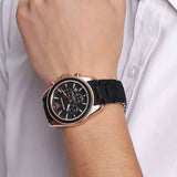 Buy Shop Emporio Armani Sigma Chronograph Black Dial Black SIlicon Strap Watch For Men - AR6066 USA Online