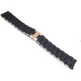 Buy Shop Emporio Armani Sigma Chronograph Black Dial Black SIlicon Strap Watch For Men - AR6066 USA Online