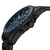 Buy Shop Emporio Armani Sigma Chronograph Blue Dial Black Silicone Strap Watch For Men - AR6121 USA Online