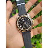 Buy Shop Emporio Armani Sigma Chronograph lack Dial Black Rubber Strap Watch For Men - AR80003 USA Online