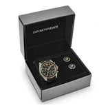 Buy Shop Emporio Armani Sigma Chronograph lack Dial Black Rubber Strap Watch For Men - AR80003 USA Online