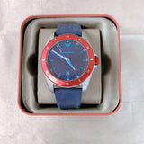 Buy Shop Emporio Armani Sigma Quartz Blue Dial Blue Silicone Strap Watch For Men - AR11217 USA Online