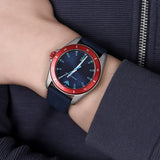 Buy Shop Emporio Armani Sigma Quartz Blue Dial Blue Silicone Strap Watch For Men - AR11217 USA Online
