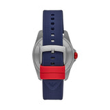 Buy Shop Emporio Armani Sigma Quartz Blue Dial Blue Silicone Strap Watch For Men - AR11217 USA Online