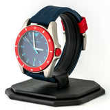 Buy Shop Emporio Armani Sigma Quartz Blue Dial Blue Silicone Strap Watch For Men - AR11217 USA Online