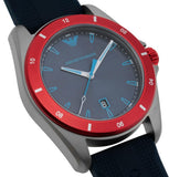 Buy Shop Emporio Armani Sigma Quartz Blue Dial Blue Silicone Strap Watch For Men - AR11217 USA Online