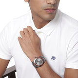 Buy Shop Emporio Armani Sigma Quartz Grey Dial Grey Steel Strap Watch For Men - AR11178 USA Online