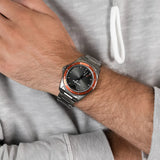 Buy Shop Emporio Armani Sigma Quartz Grey Dial Grey Steel Strap Watch For Men - AR11178 USA Online