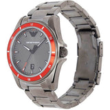 Buy Shop Emporio Armani Sigma Quartz Grey Dial Grey Steel Strap Watch For Men - AR11178 USA Online