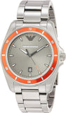 Buy Shop Emporio Armani Sigma Quartz Grey Dial Grey Steel Strap Watch For Men - AR11178 USA Online