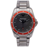 Buy Shop Emporio Armani Sigma Quartz Grey Dial Grey Steel Strap Watch For Men - AR11178 USA Online