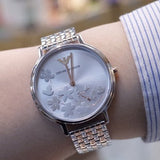 Buy Shop Emporio Armani Silver Sunray Dial Two Tone Steel Strap Watch For Women - AR11113 USA Online