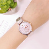 Buy Shop Emporio Armani Silver Sunray Dial Two Tone Steel Strap Watch For Women - AR11113 USA Online