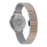 Buy Shop Emporio Armani Silver Sunray Dial Two Tone Steel Strap Watch For Women - AR11113 USA Online