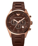 Buy Shop Emporio Armani Sport Chronograph Brown Dial Brown Stainless Steel Watch For Men - AR5890 USA Online