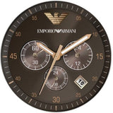 Buy Shop Emporio Armani Sport Chronograph Brown Dial Brown Stainless Steel Watch For Men - AR5890 USA Online