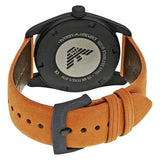 Buy Shop Emporio Armani Sportivo Analog Brown Dial Brown Leather Strap Watch For Men - AR6080 USA Online