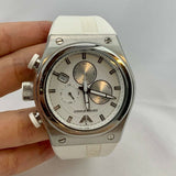 Buy Shop Emporio Armani Sportivo Analog Quartz White Dial White Rubber Strap Watch For Men - AR6103 USA Online