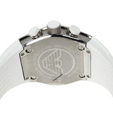 Buy Shop Emporio Armani Sportivo Analog Quartz White Dial White Rubber Strap Watch For Men - AR6103 USA Online