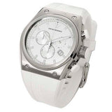 Buy Shop Emporio Armani Sportivo Analog Quartz White Dial White Rubber Strap Watch For Men - AR6103 USA Online