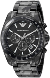 Buy Shop Emporio Armani Sportivo Quartz Black Dial Black Steel Strap Watch For Men - AR11027 USA Online
