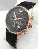 Buy Shop Emporio Armani Sportivo Black Dial Black Steel Strap Watch For Men - AR5905 USA Online