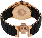Buy Shop Emporio Armani Sportivo Black Dial Black Steel Strap Watch For Men - AR5905 USA Online