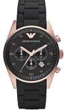 Buy Shop Emporio Armani Sportivo Black Dial Black Steel Strap Watch For Men - AR5905 USA Online