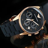 Buy Shop Emporio Armani Sportivo Black Dial Black Steel Strap Watch For Women - AR5906 USA Online