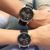 Buy Shop Emporio Armani Sportivo Black Dial Black Steel Strap Watch For Women - AR5906 USA Online