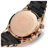Buy Shop Emporio Armani Sportivo Black Dial Black Steel Strap Watch For Women - AR5906 USA Online